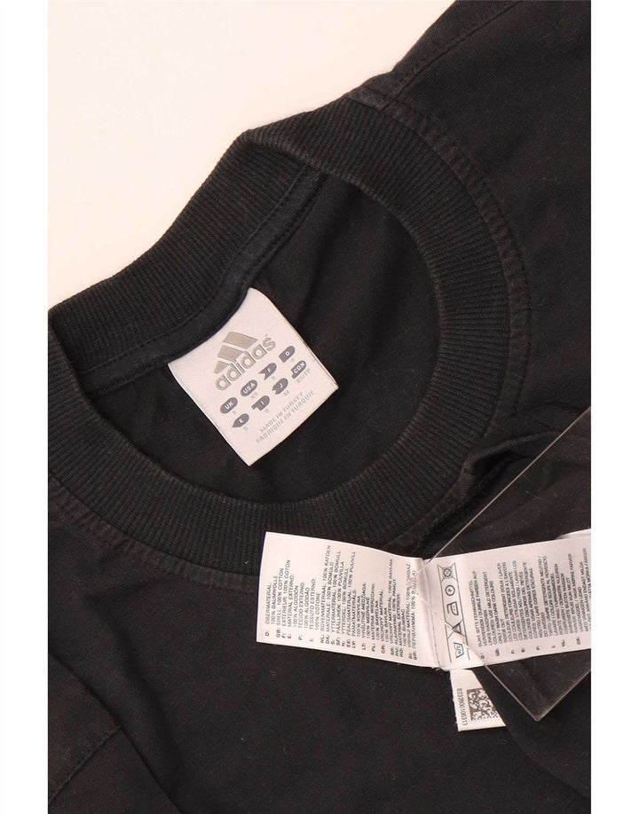 Ανδρικό T-Shirt Adidas Top Μικρό μαύρο βαμβακερό