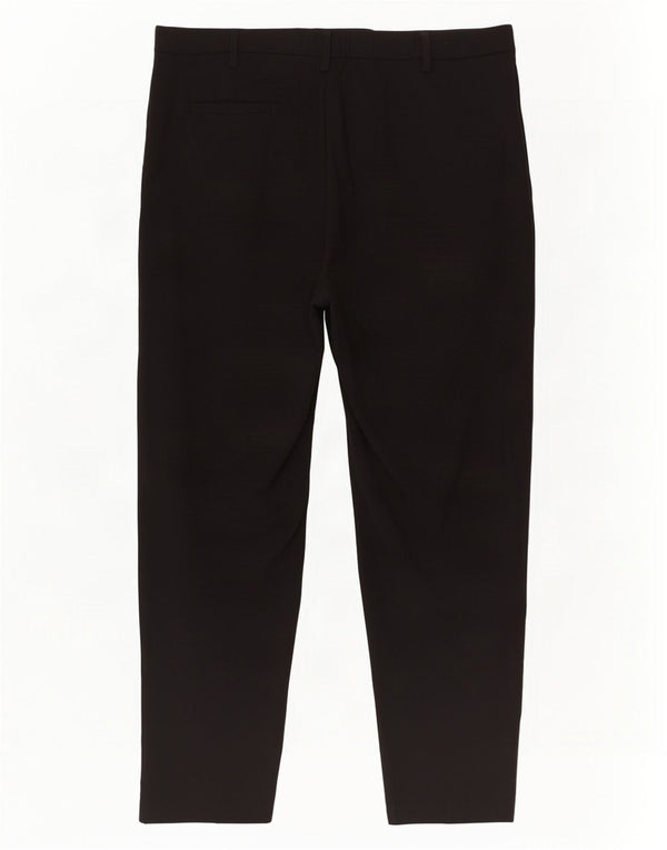 Marks & Spencer Γυναικεία Ψηλόμεση Παντελόνι UK 16 Large W34 L27 Μαύρο