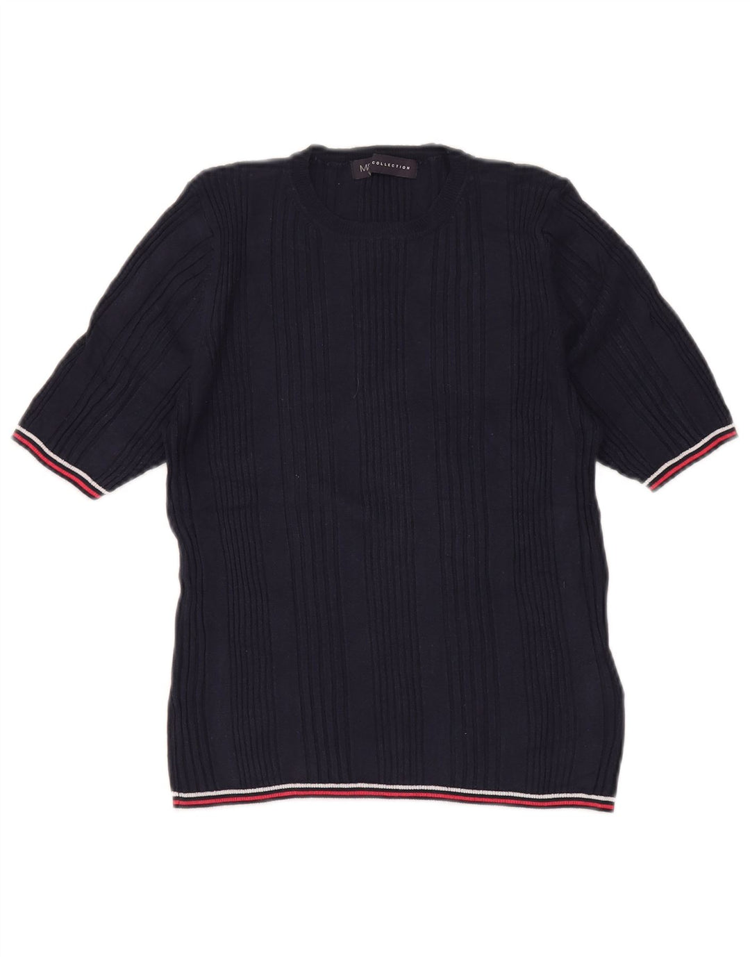 MARKS & SPENCER Γυναικείο πουλόβερ με λαιμόκοψη UK 14 Large Navy Blue