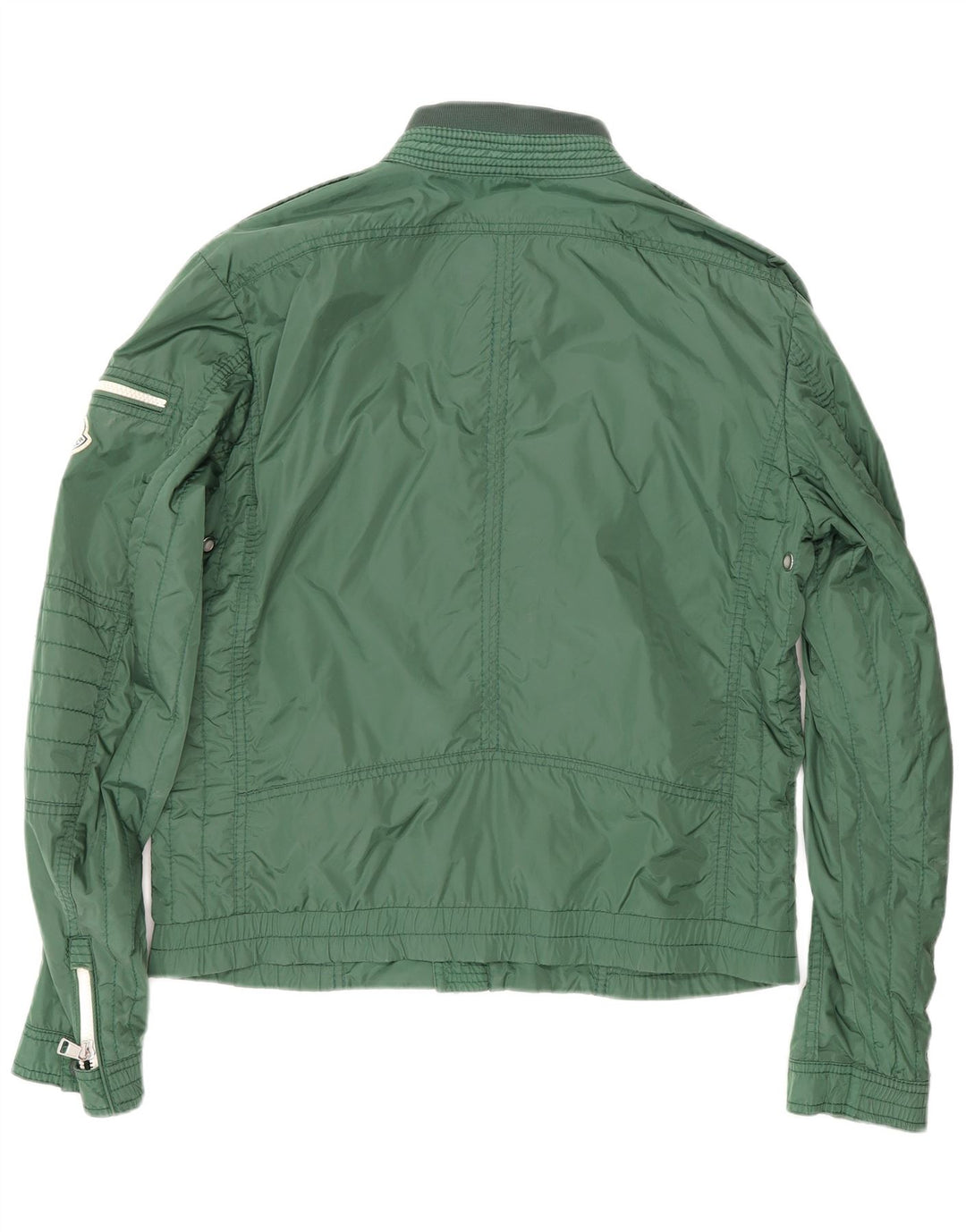 MONCLER Ανδρικό μπουφάν Bomber Size 3 Large Green Modern