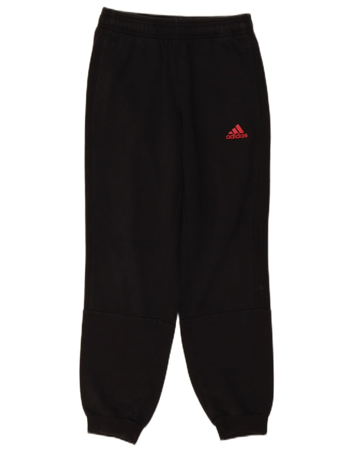 ADIDAS για αγόρια αθλητικά παντελόνια Joggers 11-12 ετών μαύρο βαμβακερό