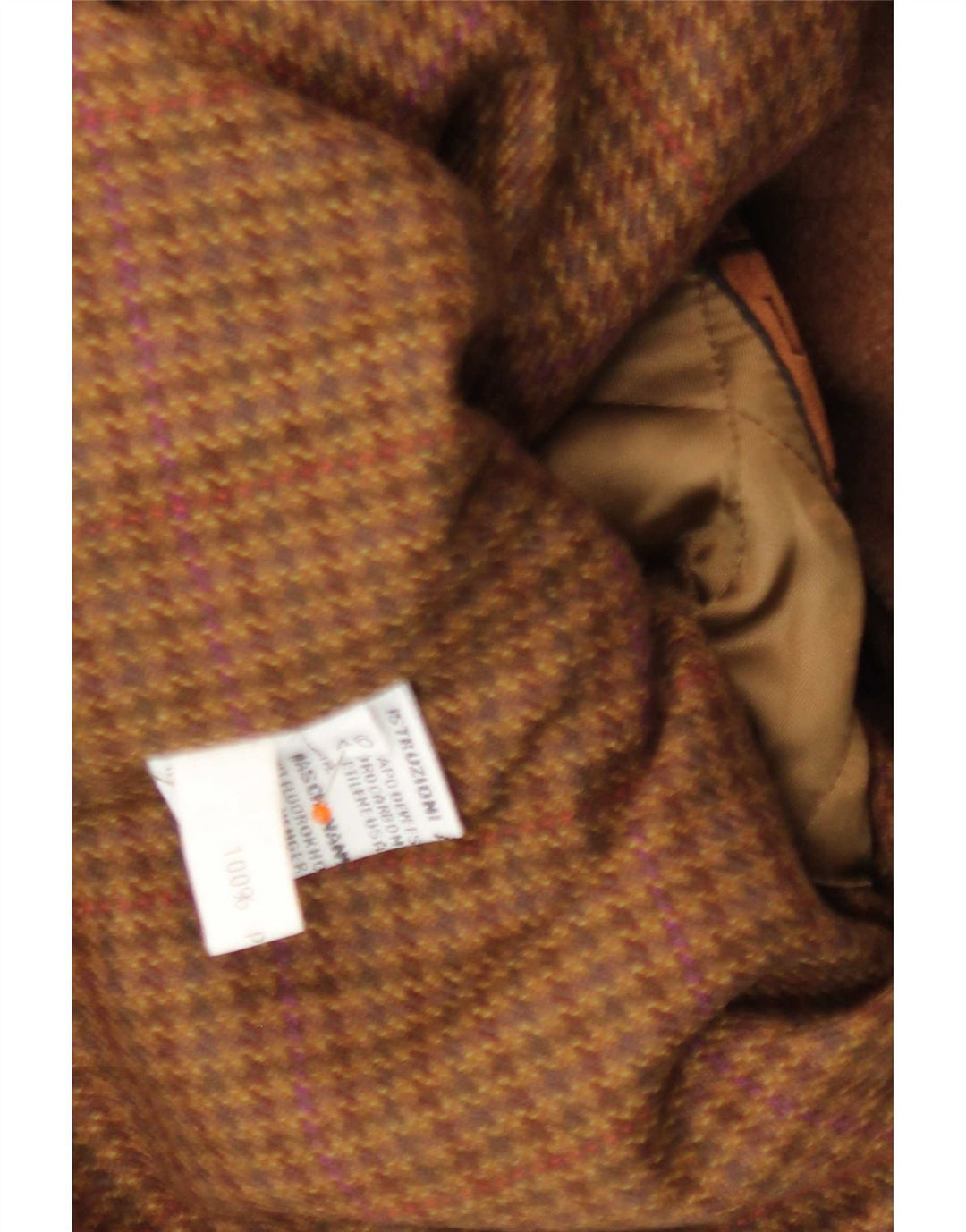 Longhi Ανδρικό παλτό Duffle με κουκούλα IT 46 Small Beige Wool