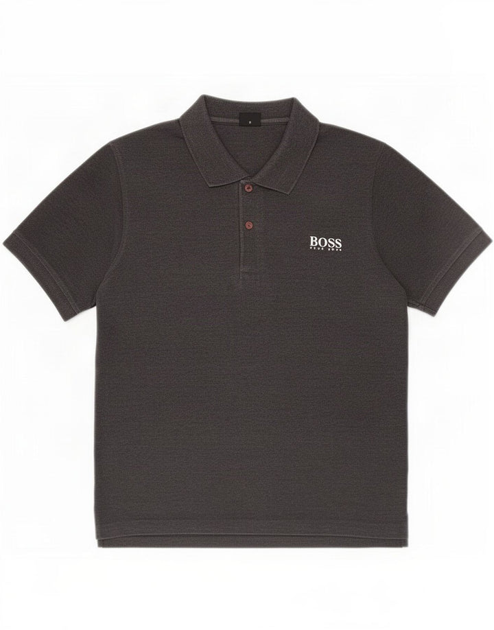 Ανδρικό μπλουζάκι πόλο Hugo Boss μικρό γκρι