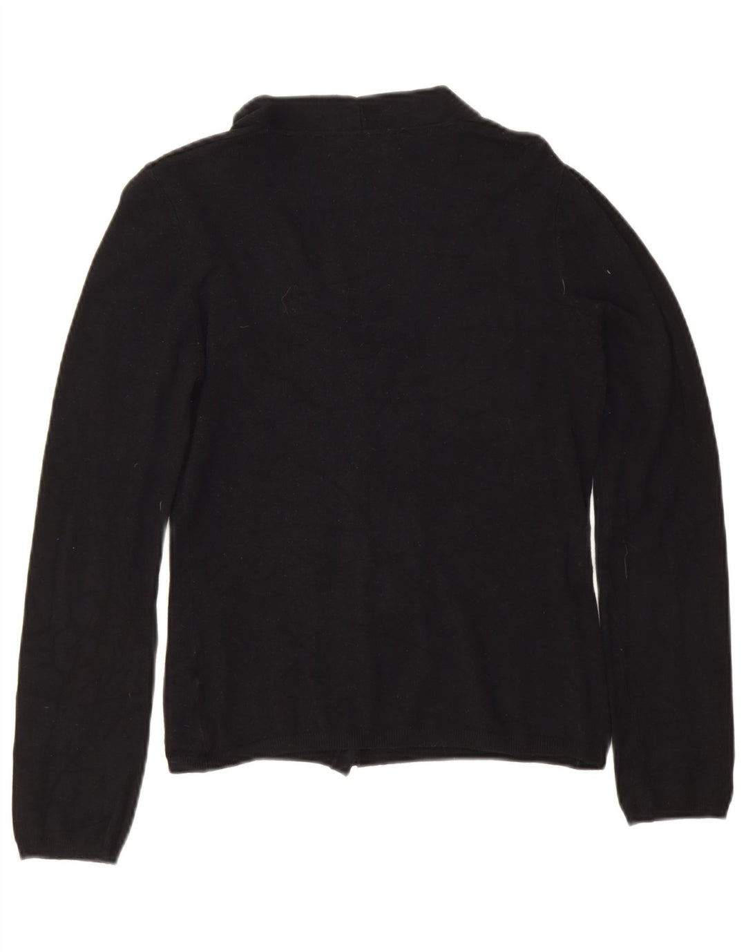 Zara Γυναικεία Ζακέτα Crop UK 12 Medium Black
