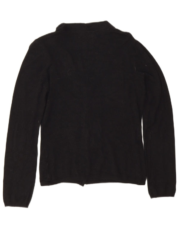 Zara Γυναικεία Ζακέτα Crop UK 12 Medium Black
