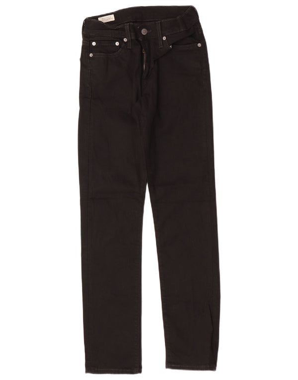 Levi's Womens 511 Slim Jeans W28 L30 Μαύρο βαμβακερό