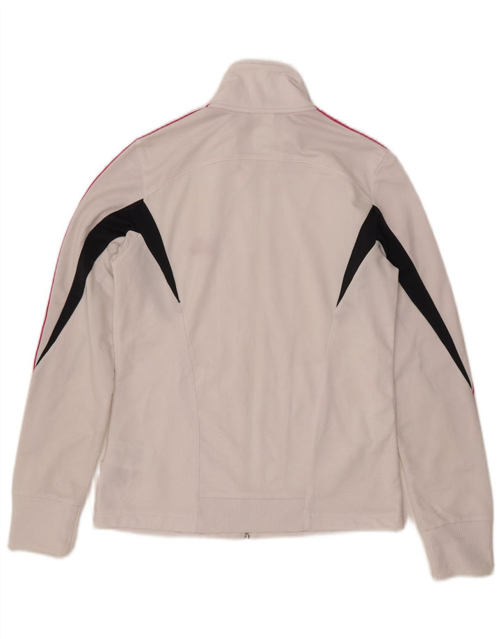 Γυναικεία αθλητική φόρμα ADIDAS Top Jacket UK 12 Medium White Colourblock