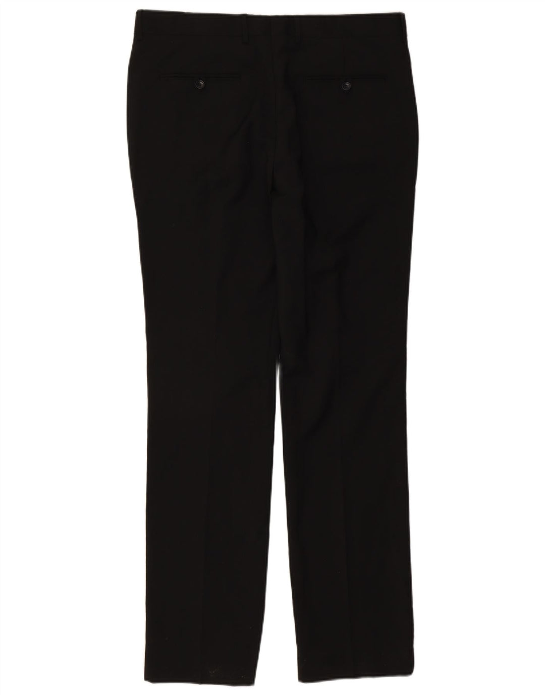 Zara Ανδρικό Slim Suit Παντελόνι EU 44 Large W34 L34 Μαύρο πολυεστέρα