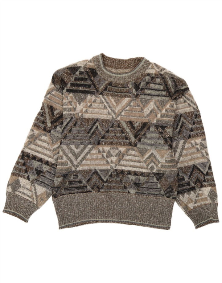 Ανδρικό πουλόβερ Bogner Crew Neck Jumper Μικρό Γκρι Γεωμετρικό Ακρυλικό