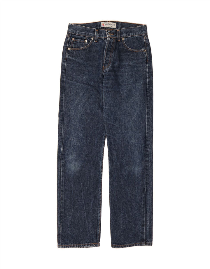 ARMATA DI MARE Womens Straight Jeans W30 L32 Blue Cotton Vintage Armata Di Mare and Second-Hand Armata Di Mare from Messina Hembry 