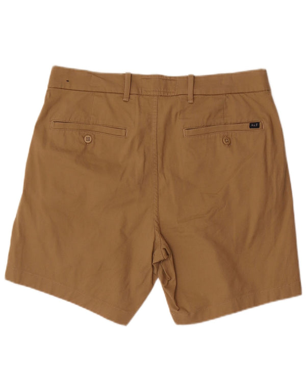 Ανδρικό σορτς Chino Abercrombie & Fitch W33 Βαμβακερό μεσαίο μπεζ