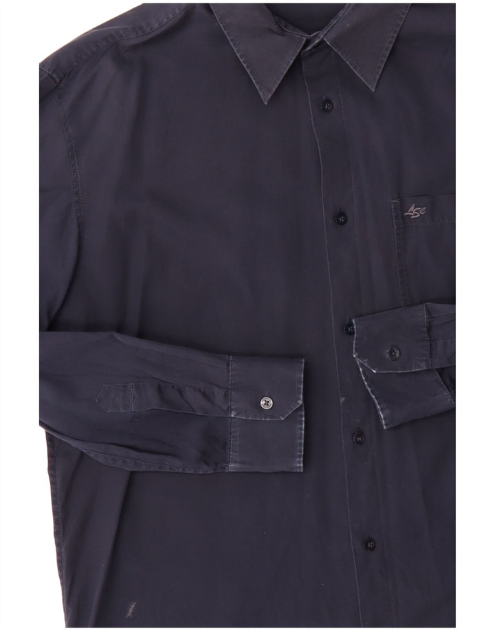 Ανδρικό πουκάμισο Levi's Large Navy Blue από βαμβάκι
