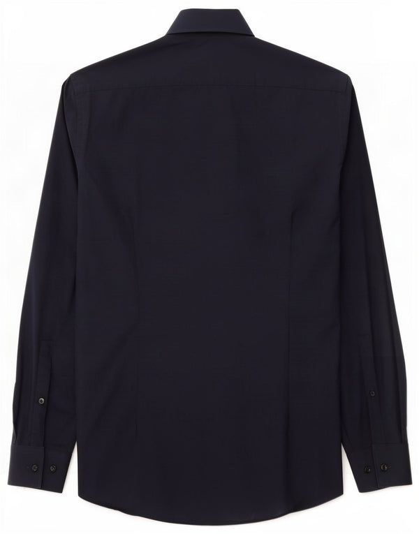 Ανδρικό πουκάμισο Hugo Boss Slim Fit Μέγεθος 39 15 1/2 Medium Navy Blue Cotton