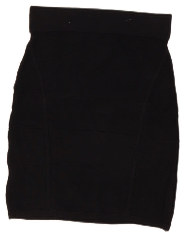 Γυναικεία Pencil Φούστα Oasis UK 12 Medium W28 Black Viscose