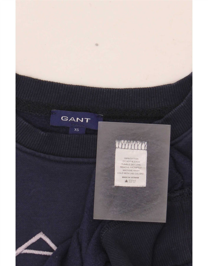Ανδρικό γραφικό φούτερ Gant Jumper XS Navy Blue Cotton