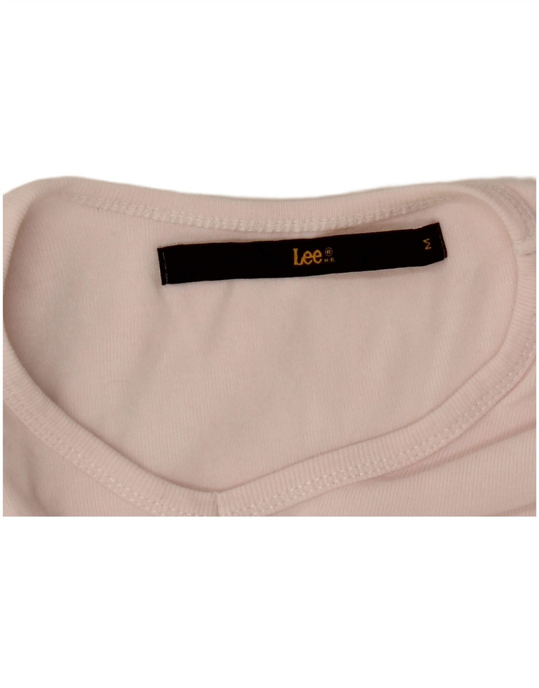 Γυναικείο T-Shirt LEE Crop Top UK 12 Medium Pink