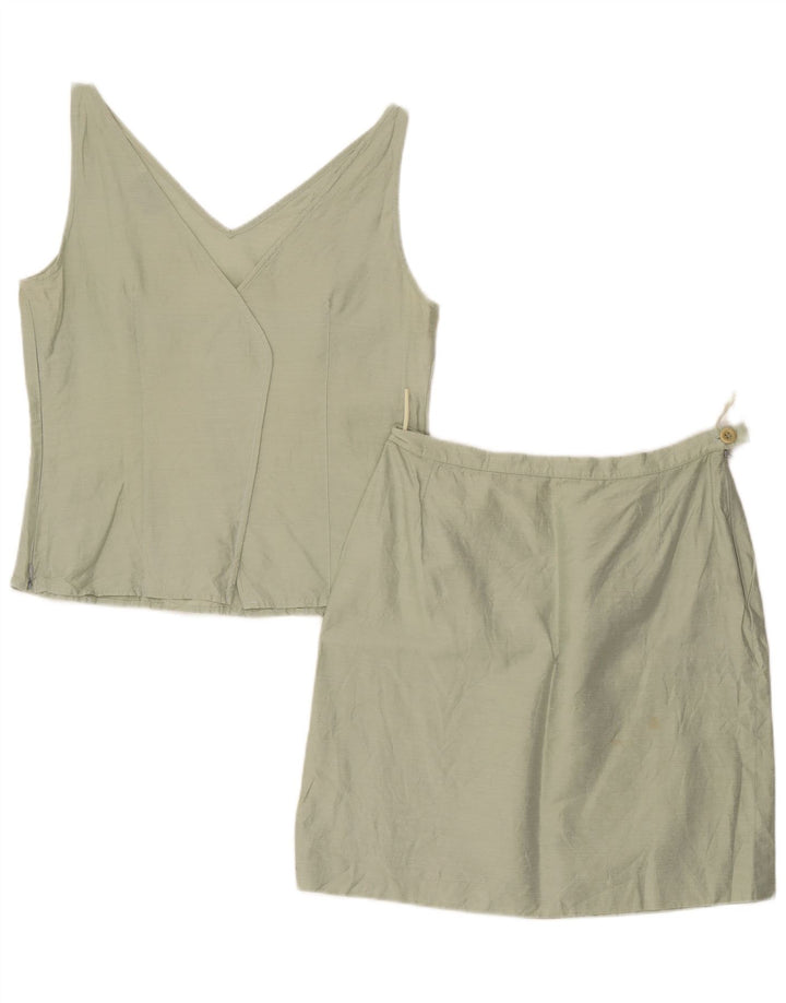 Max & Co. Γυναικείο Σετ Φούστας 2 τεμαχίων IT 42 Medium W30 Πράσινο Λινά