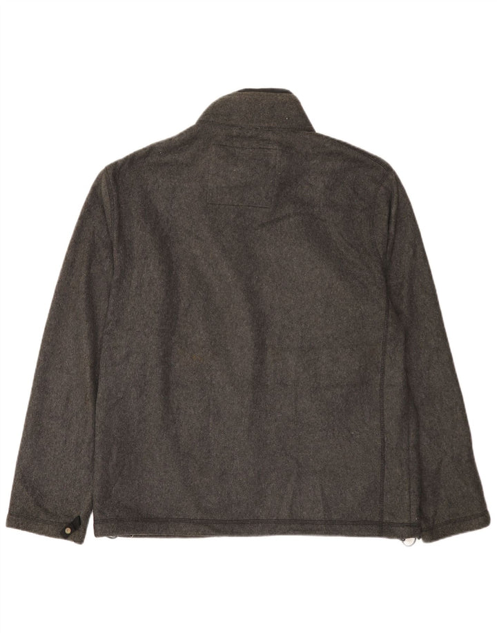 Marks & Spencer Ανδρικό Fleece Jacket UK 38 Medium Grey Polyamide