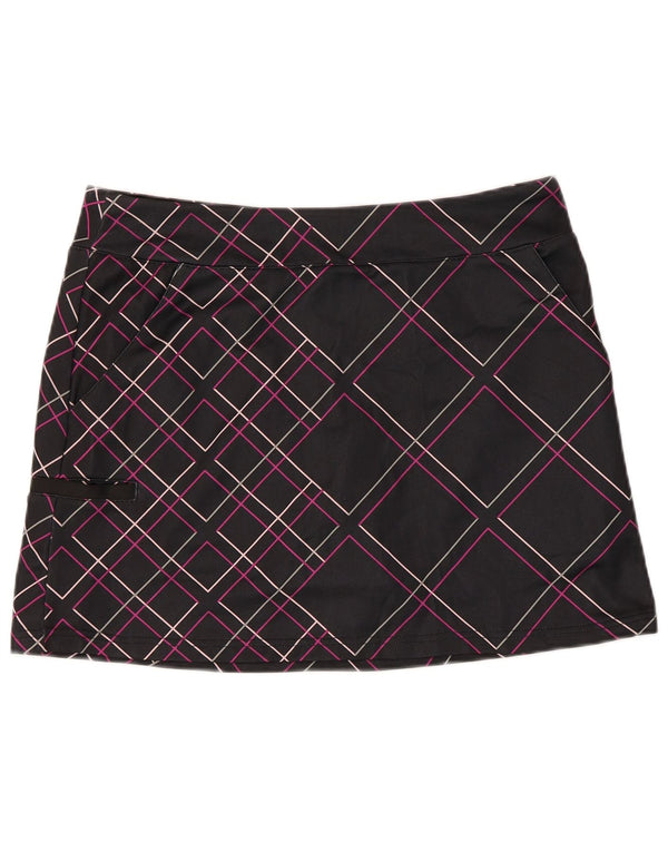 Adidas Γυναικείο Skort Climacool UK 14 Medium Black Check Polyester