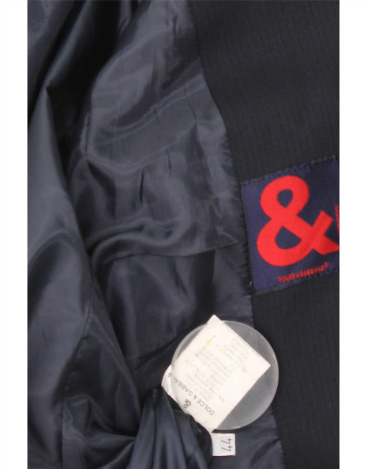 Dolce & Gabbana Γυναικείο τζάκετ με 3 κουμπιά σακάκι IT 44 Medium Navy Blue