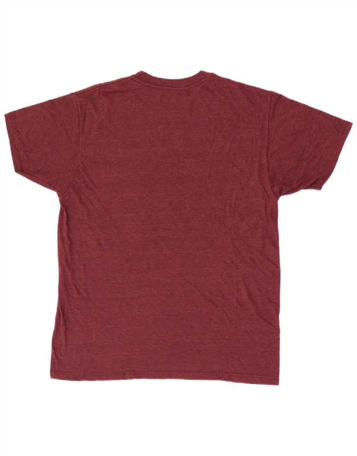 Ανδρικό T-Shirt Hurley Top Large Βουργουνδίας από πολυεστέρα