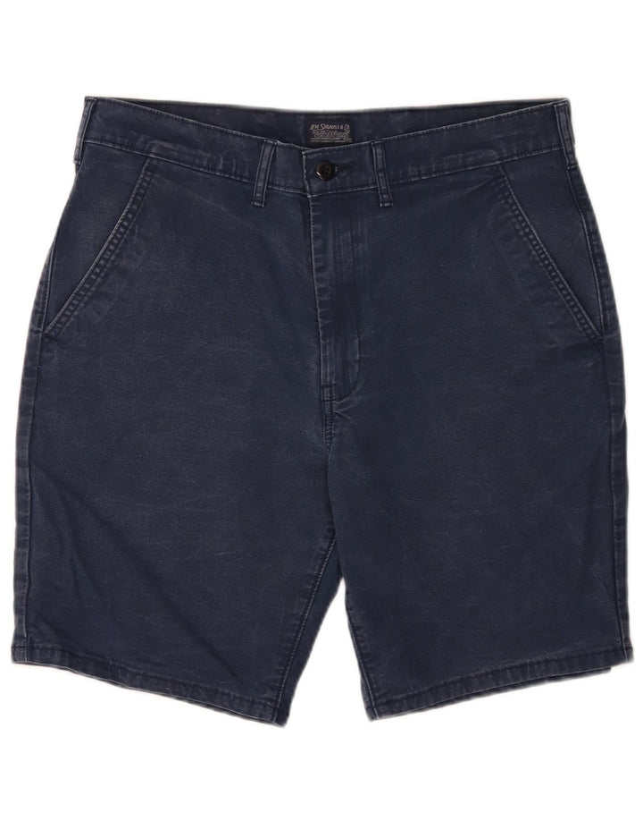 Ανδρικό σορτς chino Levi's W34 μεγάλο navy μπλε βαμβακερό