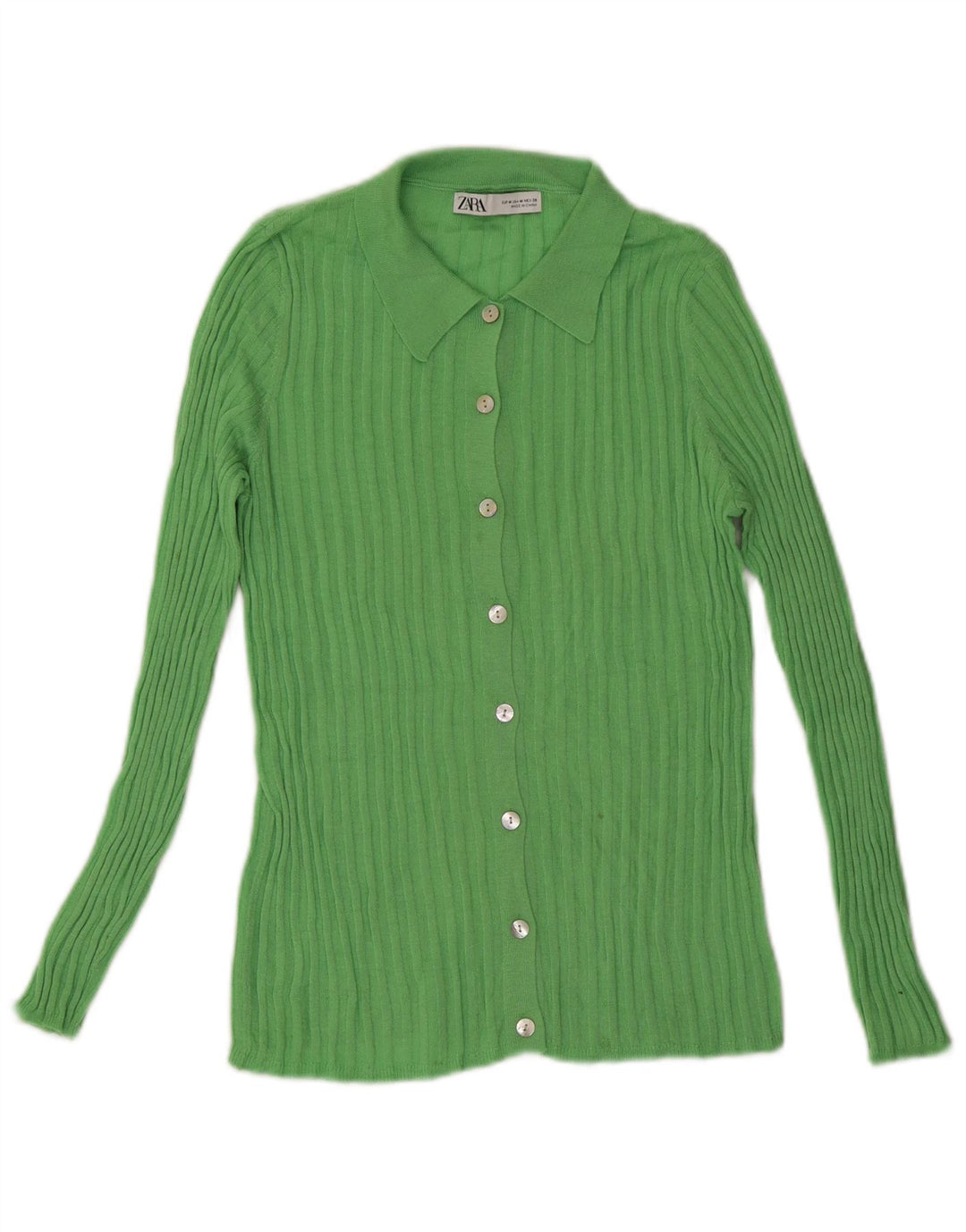Zara Γυναικείο πουλόβερ UK 12 Medium Green
