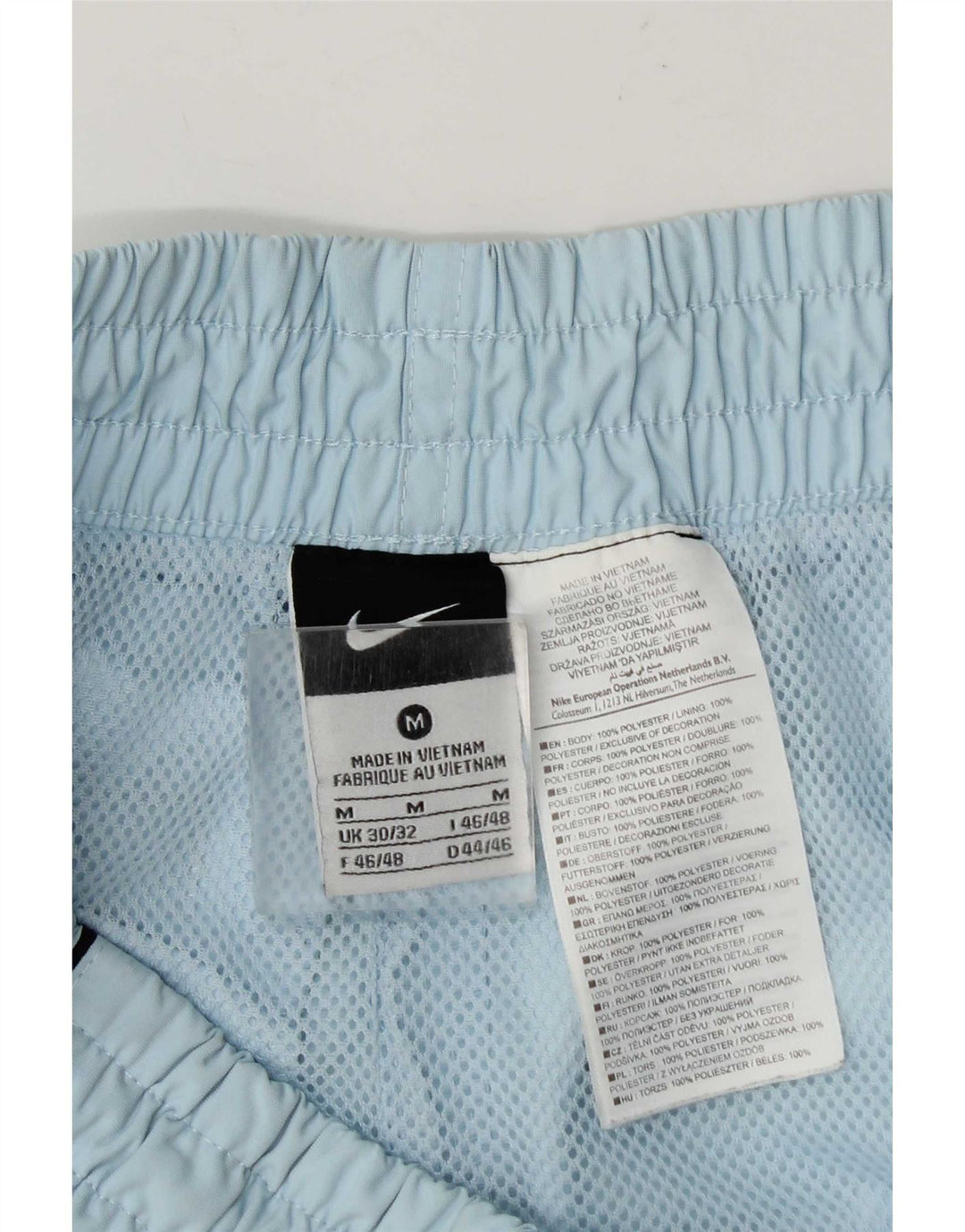 Ανδρικό αθλητικό σορτς Nike από μεσαίο μπλε πολυεστέρα