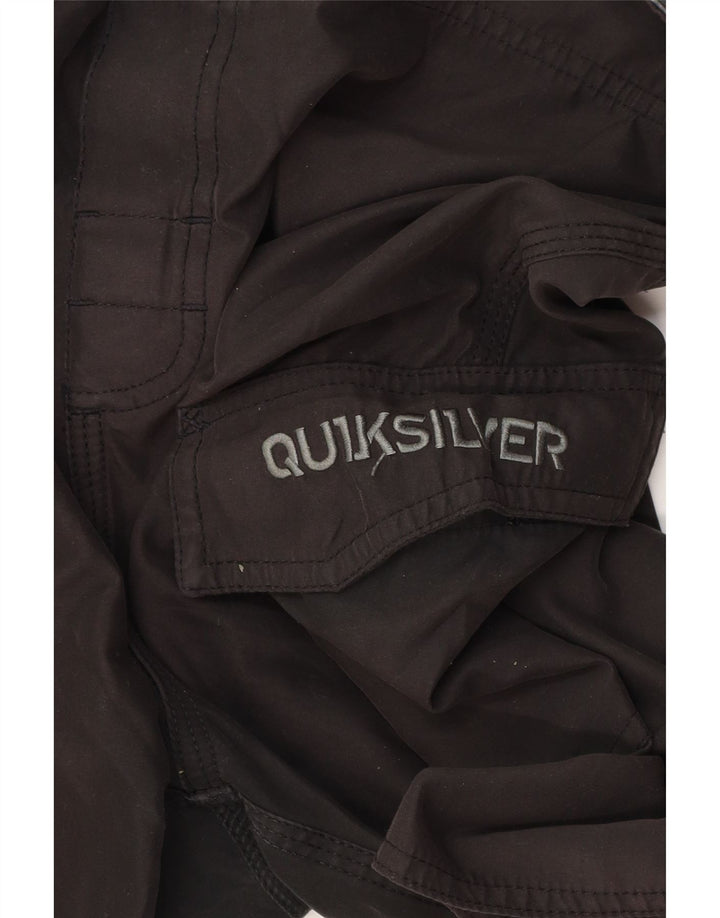 Ανδρικό γραφικό σορτς κολύμβησης Quiksilver μεγάλο μαύρο