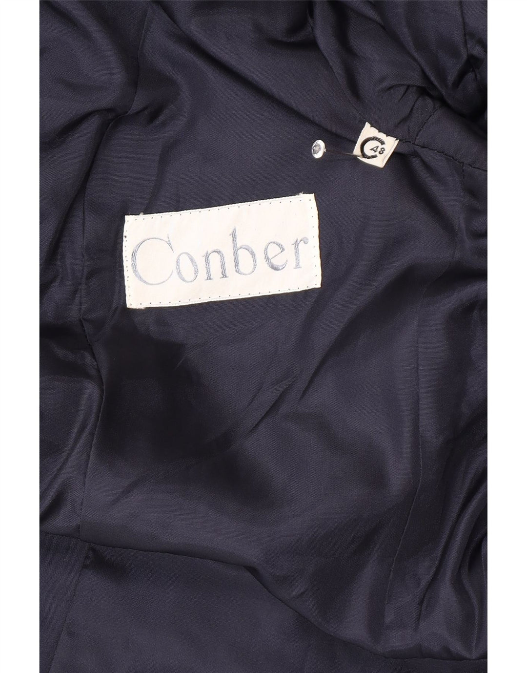 Vintage Γυναικείο Παλτό IT 48 XL Navy Blue