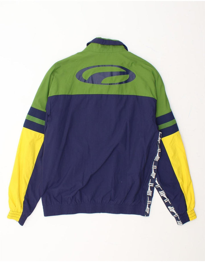 PUMA Mens Tracksuit Top Jacket XS Multicoloured Colourblock Nylon Vintage Puma and Second-Hand Puma from Messina Hembry 