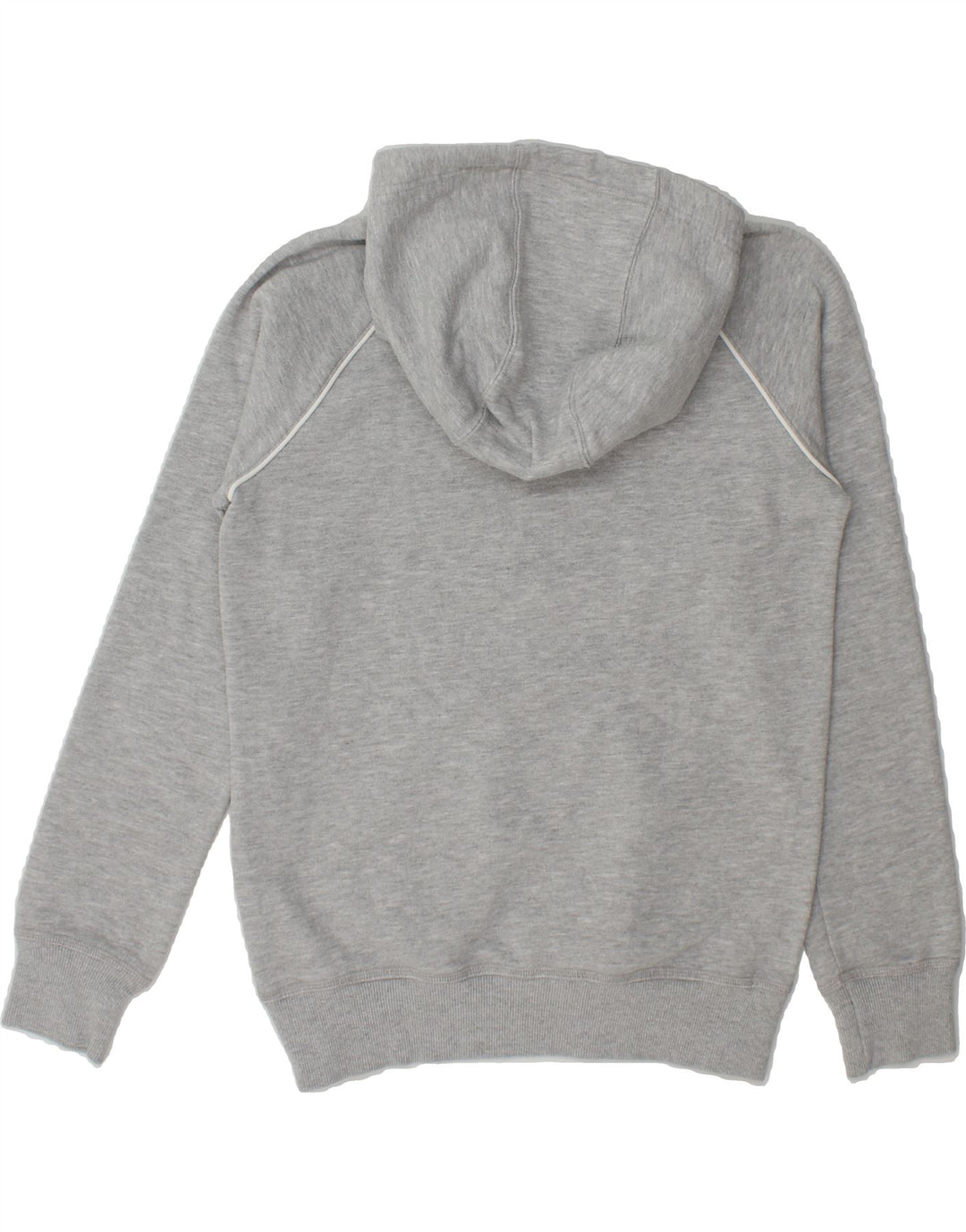 ADIDAS Womens Graphic Hoodie Jumper IT 42 Medium Grey Cotton Vintage Adidas and Second-Hand Adidas from Messina Hembry 