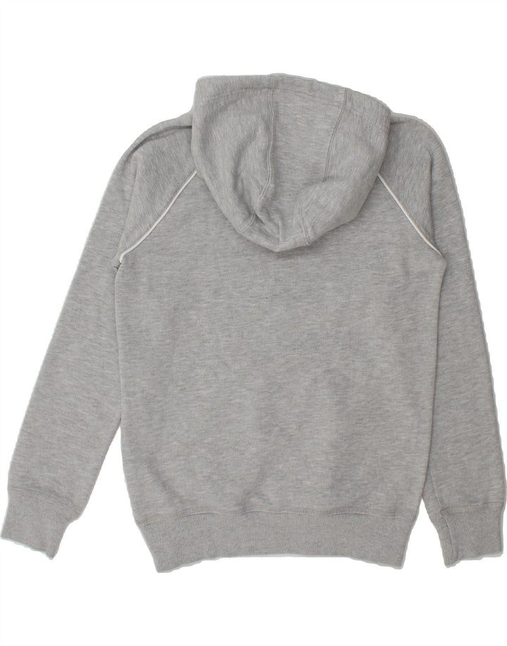 ADIDAS Womens Graphic Hoodie Jumper IT 42 Medium Grey Cotton Vintage Adidas and Second-Hand Adidas from Messina Hembry 