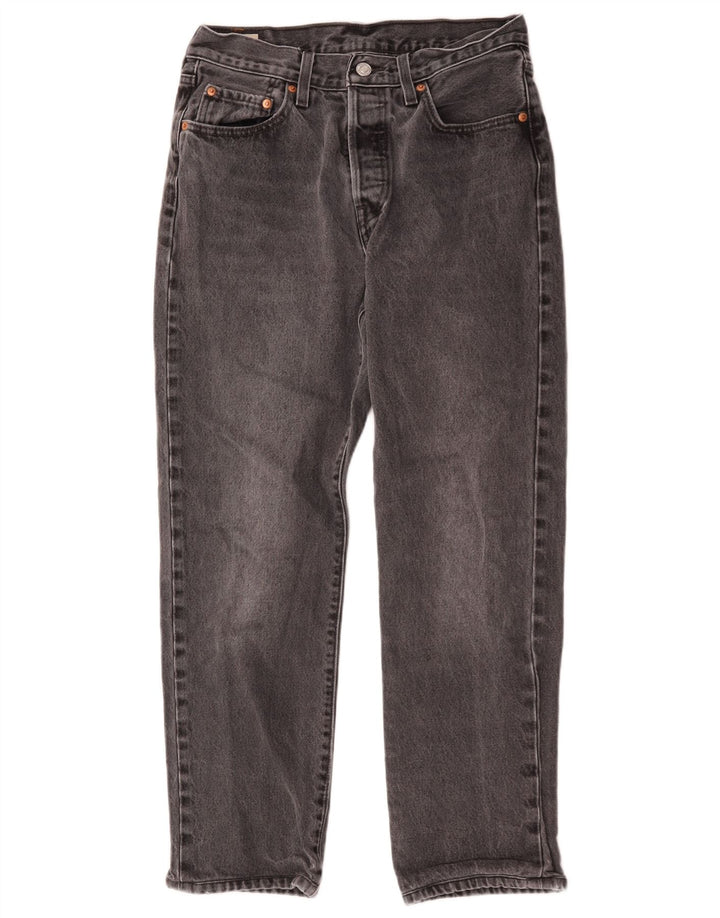 Γυναικείο Levi's 501 Straight Jeans W28 L26 Γκρι βαμβακερό