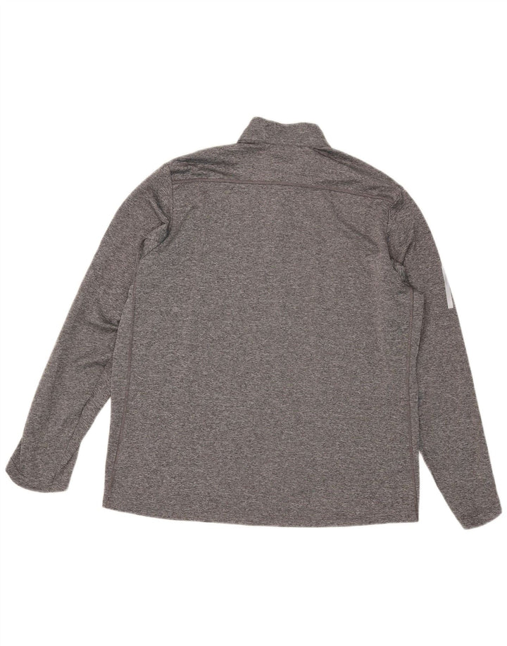 Adidas ανδρική φόρμα πουλόβερ με φερμουάρ Aeroready Top XL με γκρι φλιτζάνια