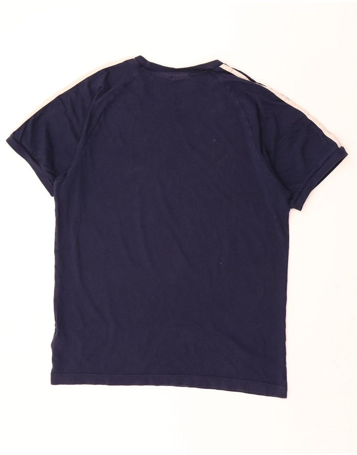 Ανδρικό T-Shirt Adidas Top Βαμβακερό μεσαίο Navy Blue