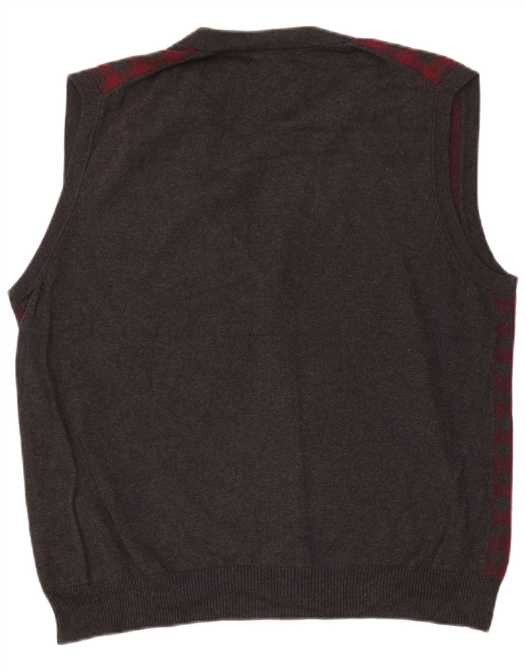 Ανδρικό Αμάνικο Ζακέτα Nautica Μεγάλο Γκρι βαμβακερό Gingham