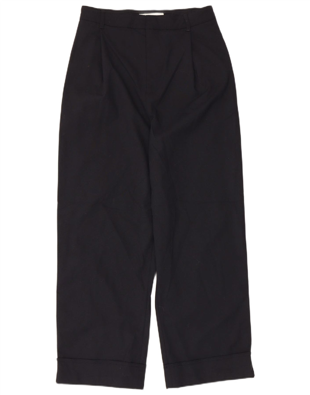 ZARA Γυναικείο παντελόνι Chino με ψηλόμεσο μικρό W26 L27 Navy Blue