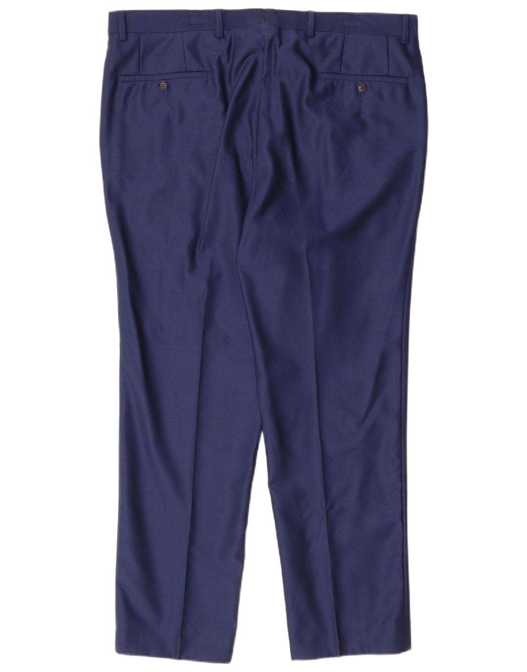 Ανδρική φόρμα 2 κουμπιών Baumler IT 52 XL W38 L29 Μπλε παρθένο μαλλί