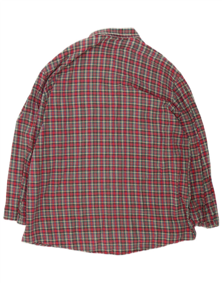 Vintage Ανδρικό Φανελένιο Πουκάμισο XL Red Check