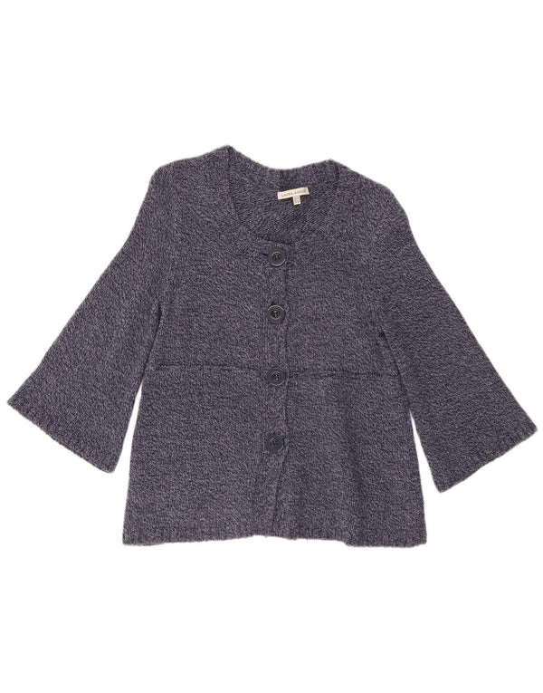 Laura Ashley Γυναικεία ζακέτα πουλόβερ UK 14 Large Navy Blue Flecked