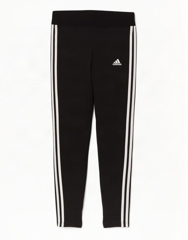 Γυναικείο κολάν Adidas UK 12/14 Μεσαίο μαύρο βαμβακερό