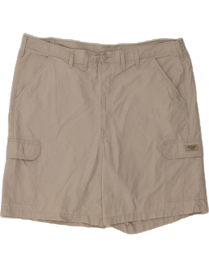 WRANGLER Mens Cargo Shorts W46 3XL  Beige Cotton Vintage Wrangler and Second-Hand Wrangler from Messina Hembry 