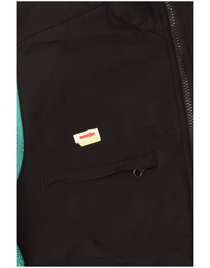 THE NORTH FACE Ανδρικό Fleece Jacket UK 36 Small Turquoise Colourblock