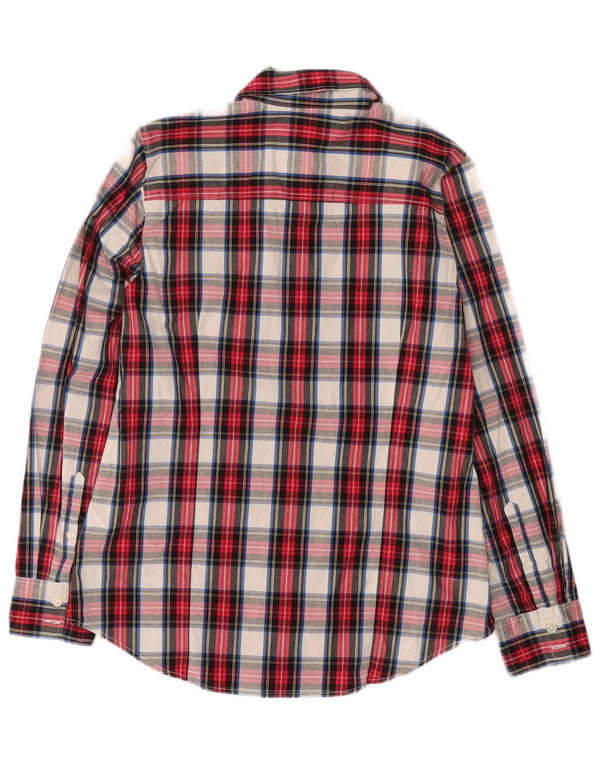 Γυναικείο πουκάμισο J. Crew UK 10 Small Red Check Cotton
