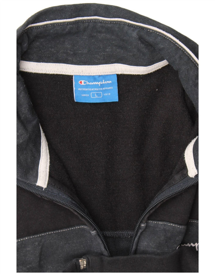 Ανδρική φόρμα Champion Top Jacket Large Black Colourblock