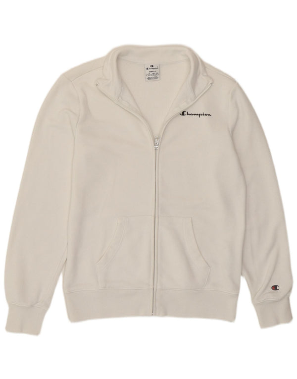 Champion Γυναικεία αθλητική φόρμα Top Jacket UK 10 Small White Cotton