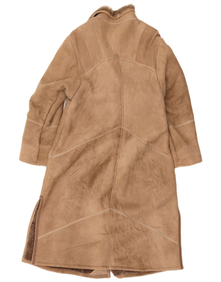 Vintage Γυναικείο Παλτό Shearling EU 42 Μεγάλο Καφέ
