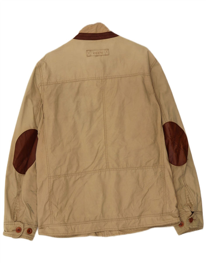 Crew Clothing Ανδρικό Bomber Jacket UK 40 Large Beige Cotton