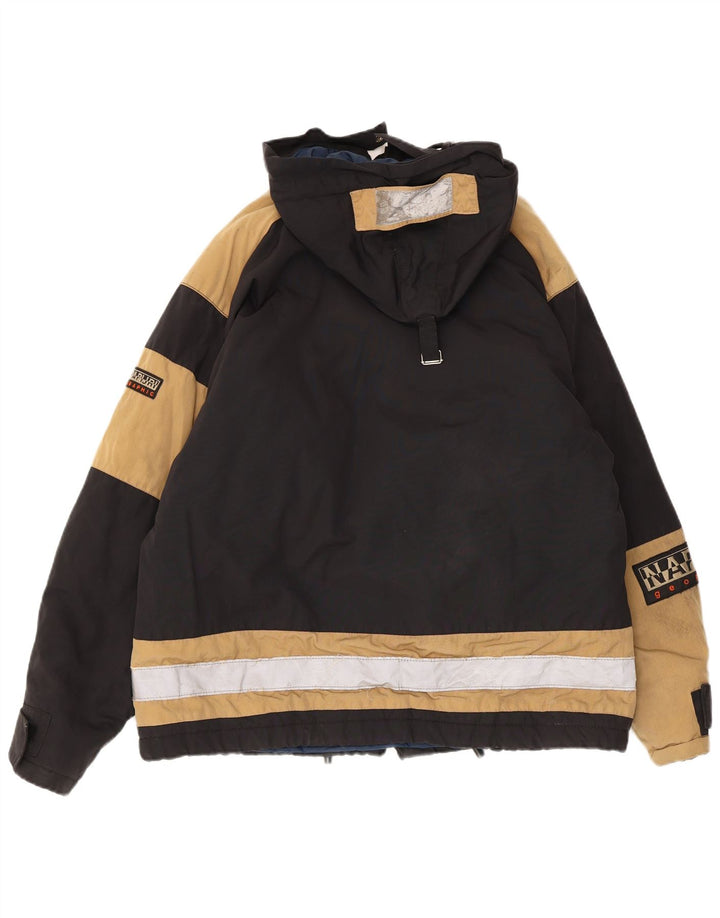 NAPAPIJRI Ανδρικό τζάκετ αντιανεμικό γραφικό UK 38 Medium Navy Blue